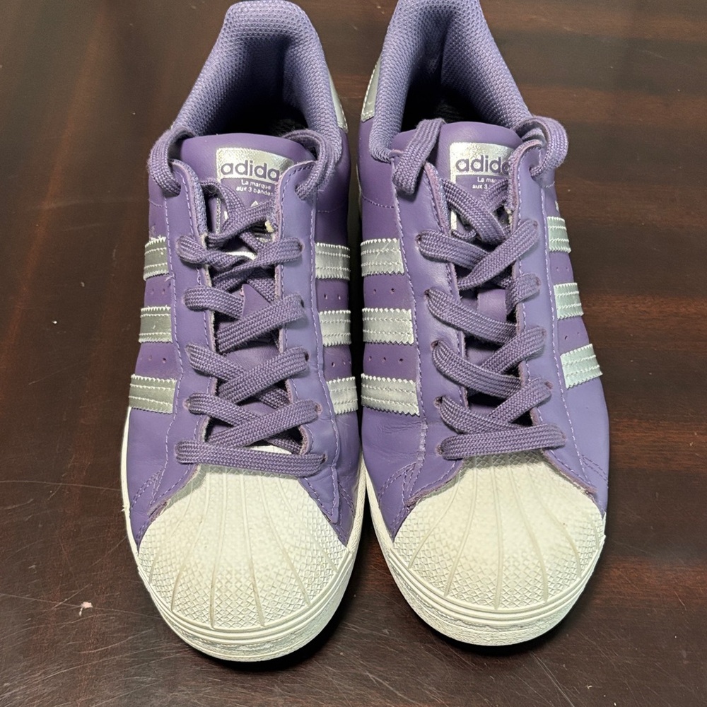 Adidas Women's Purple and White Athletic Shoes size 7.5